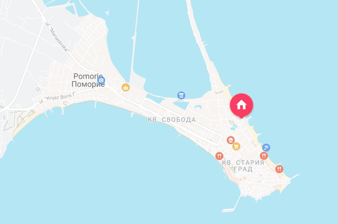 Sea View Apartment With Free Parking Pomorie Exterior photo